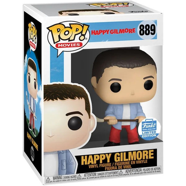 Funko POP #889 Happy Gilmore Holding Hockey Stick Exclusive Figure